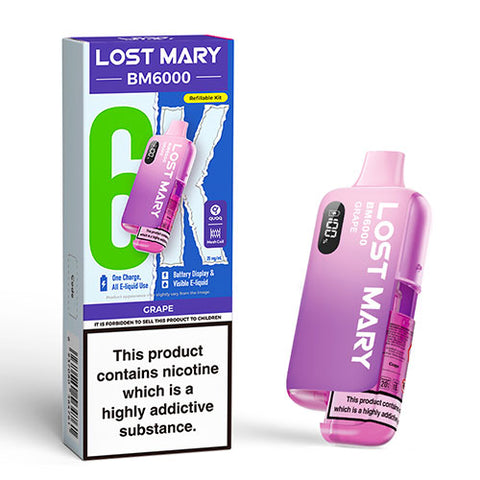 Grape - Lost Mary BM6000 Replaceable Pod Kit