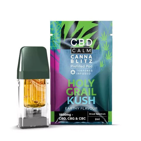 Holy Grail Kush - 1800mg - CBD Calm Prefilled Pod