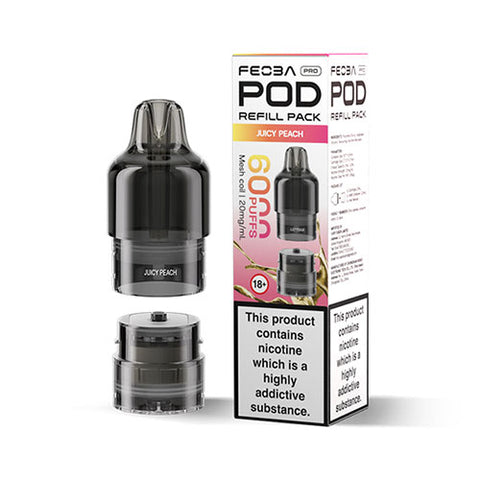 Juicy Peach - 20mg - Feoba Pro - Pod & Refill
