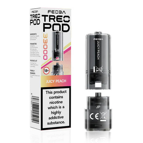 Juicy Peach - 20mg - Feoba Treo - Pod & Refill