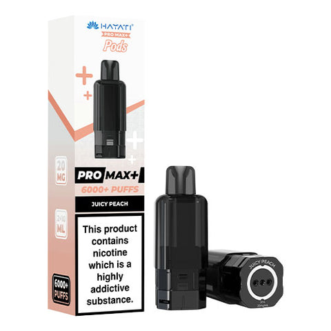 Juicy Peach - 20mg - Hayati Pro Max 6000 Refill Pod