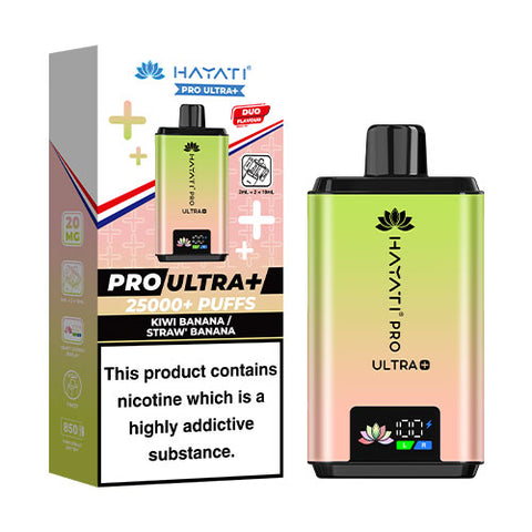 Kiwi Banana + Straw Banana - Hayati Pro Ultra 25K