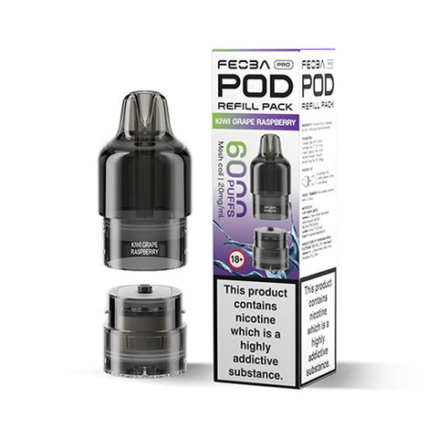 Kiwi Grape Raspberry - 20mg - Feoba Pro - Pod & Refill