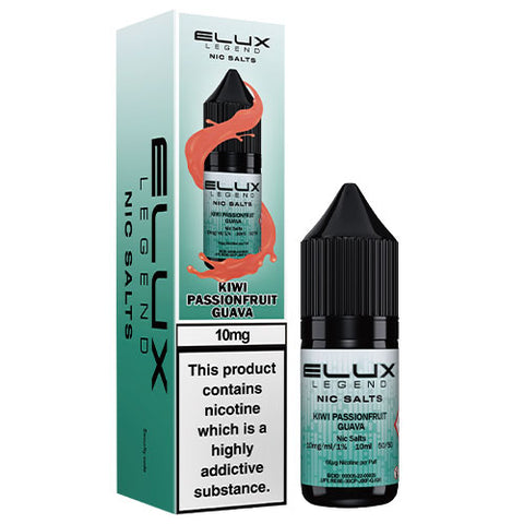 Kiwi Passionfruit Guava - Elux Legend Nic Salts