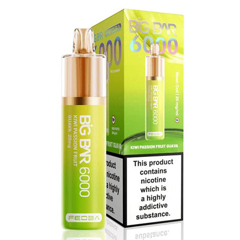 Kiwi Passion Fruit Guava - Big Bar 6000