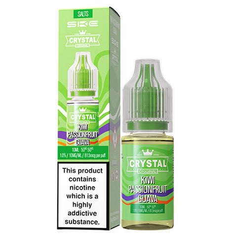 Kiwi Passionfruit Guava - Crystal Original V2 Nic Salts