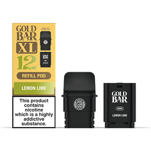 Lemon Lime - 20mg - Gold Bar XL Refill Pod