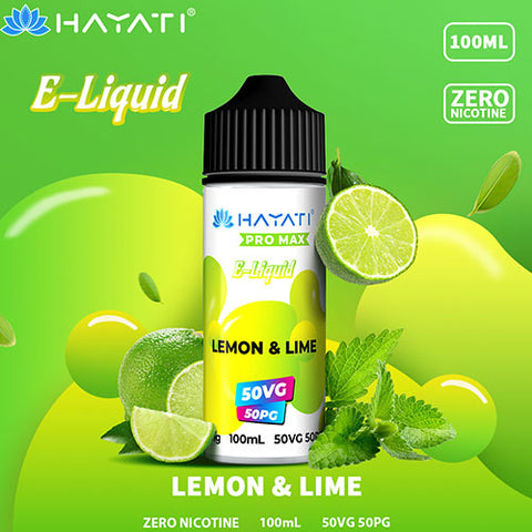 Lemon & Lime - Hayati Pro Max 50/50 - 100ml | CRAM Vape Lemon & Lime - Hayati Pro Max 50/50 - 100ml | CRAM Vape
