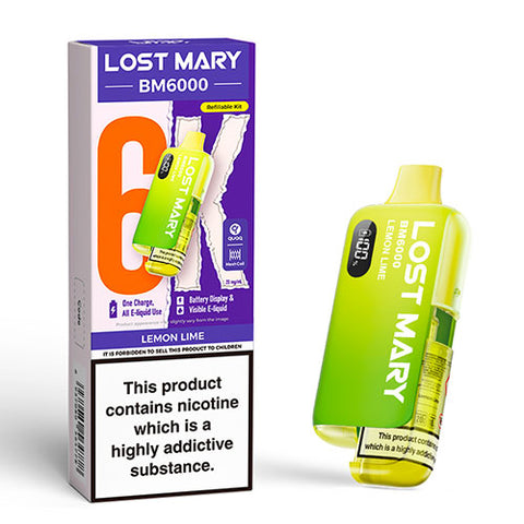 Lemon Lime - Lost Mary BM6000 Replaceable Pod Kit