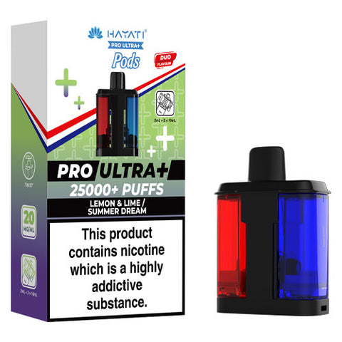 Lemon & Lime / Summer Dream - Hayati Pro Ultra 25K Refill Pod