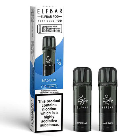 Mad Blue - Elfbar 600 Prefilled Pod (2 Pack)