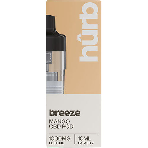 Mango - 1000mg CBD - Hurb Breeze CBD Replacement Pod
