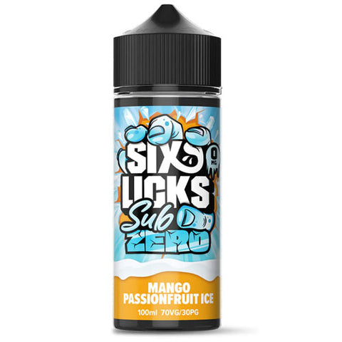 Mango Passionfruit Ice - Six Licks Sub Zero