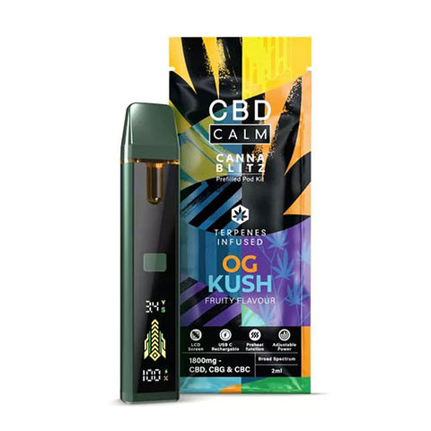 OG Kush - 1800mg - CBD Calm Prefilled Pod Kit