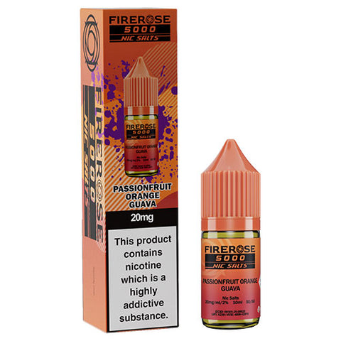 Passionfruit Orange Guava - Firerose 5000 Nic Salts