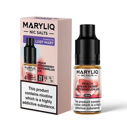 Peach Strawberry Watermelon Ice - MARYLIQ Nic Salts