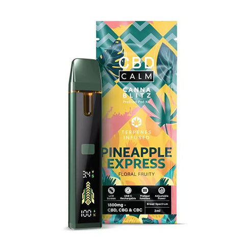 Pineapple Express - 1800mg - CBD Calm Prefilled Pod Kit