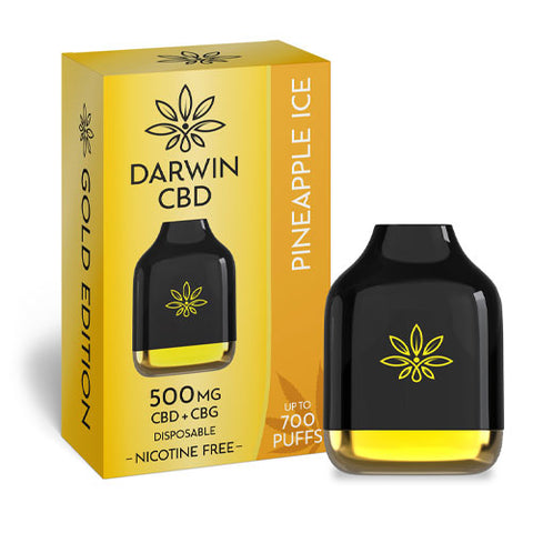 Pineapple Ice - 500mg CBD + CBG - Darwin CBD Disposable