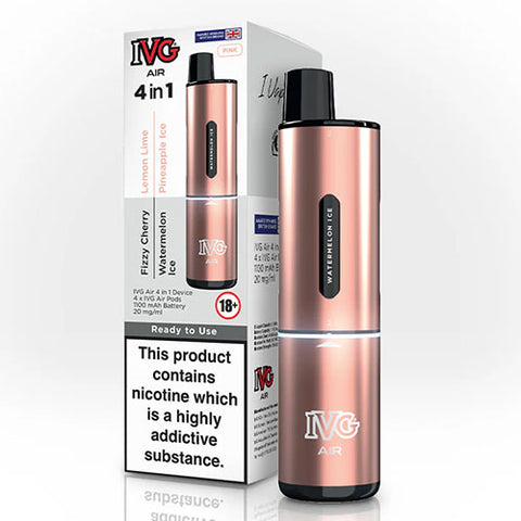 Pink (Multi Flavour) - IVG Air 4 in 1 Starter Kit