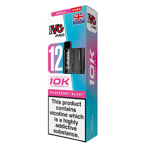Raspberry Blast - 20mg - IVG Pro - Pod & Refill