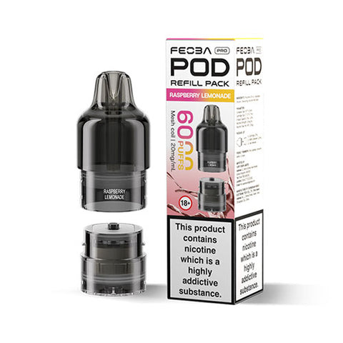 Raspberry Lemonade - 20mg - Feoba Pro - Pod & Refill