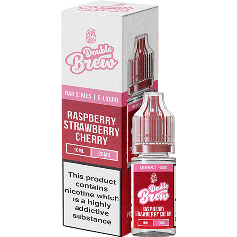 Raspberry Strawberry Cherry - Double Brew Nic Salts