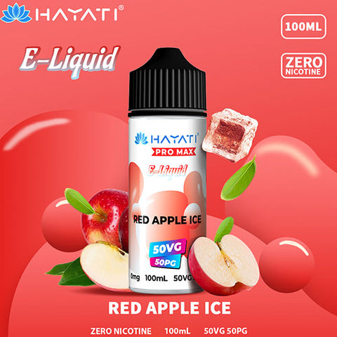 Red Apple Ice - Hayati Pro Max 50/50 - 100ml | CRAM Vape Red Apple Ice - Hayati Pro Max 50/50 - 100ml | CRAM Vape