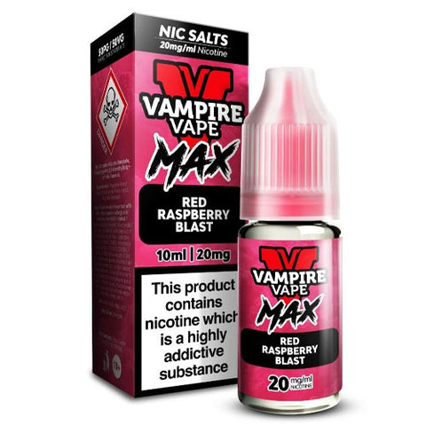 Red Raspberry Blast - Vampire Vape Max Nic Salts