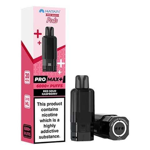 Red Sour Raspberry - 20mg - Hayati Pro Max 6000 Refill Pod - CRAM Vape