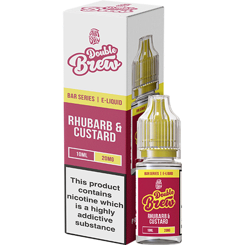 Rhubarb & Custard - Double Brew Nic Salts