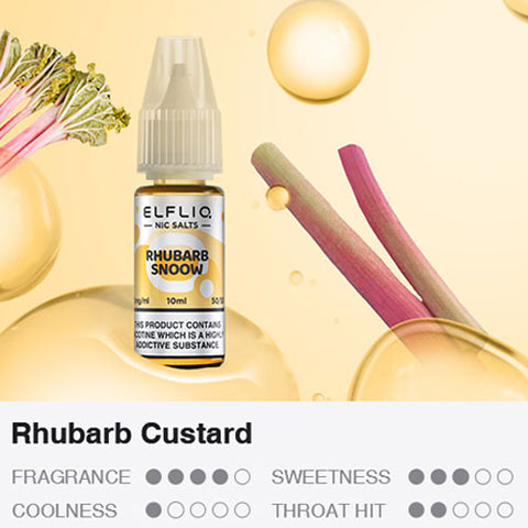 Rhubarb Snoow - ELFLIQ Nic Salts