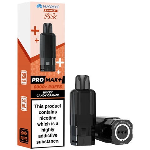 Rocky Candy Orange - 20mg - Hayati Pro Max 6000 Refill Pod