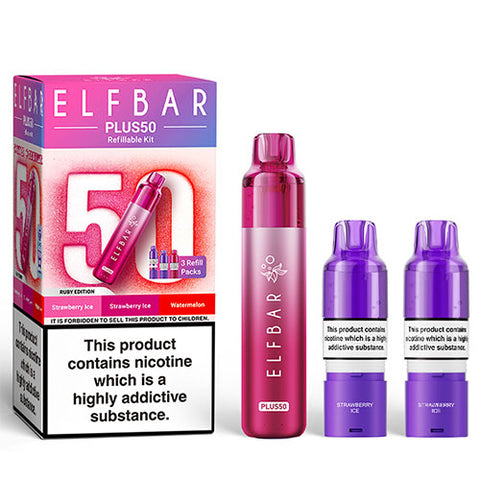 Ruby Edition - Elfbar Plus50 Pod Kit