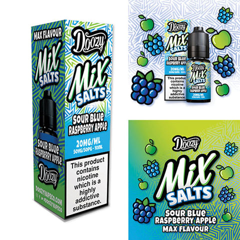 Sour Blue Raspberry Apple - Doozy Mix Salts