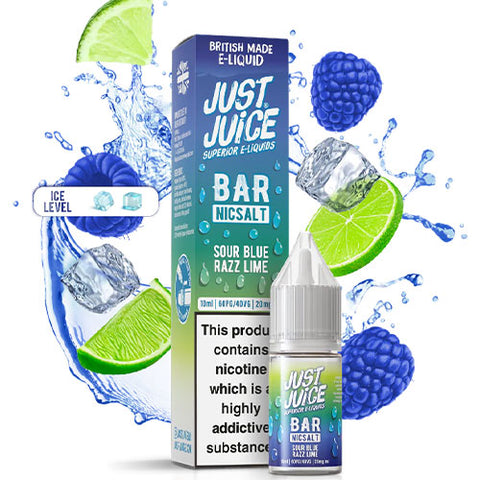 Sour Blue Razz Lime - Bar Range - Just Juice Salts