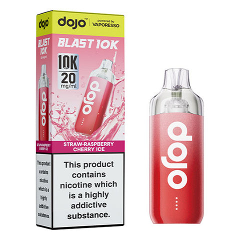 Straw Raspberry Cherry - 20mg - Dojo Blast 10k Kit