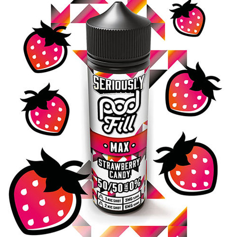 Strawberry Candy - Seriously Pod Fill Max | CRAM Vape Strawberry Candy - Seriously Pod Fill Max | CRAM Vape