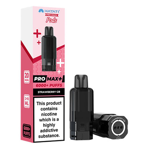 Strawberry GB - 20mg - Hayati Pro Max 6000 Refill Pod - CRAM Vape