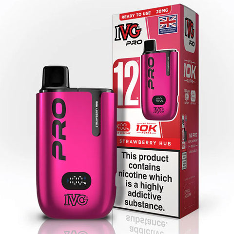 Strawberry Hub - 20mg - IVG Pro 12 Kit