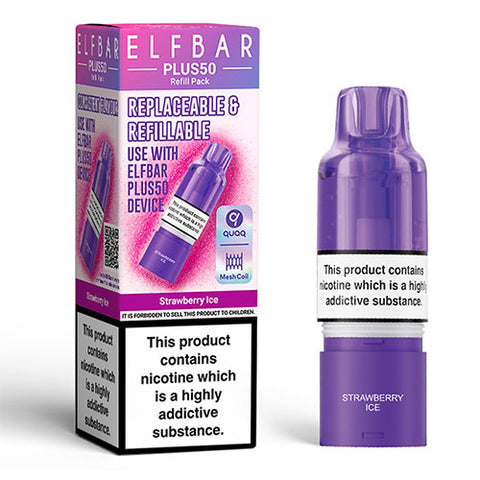Strawberry Ice - Elfbar Plus50 Refill Pack