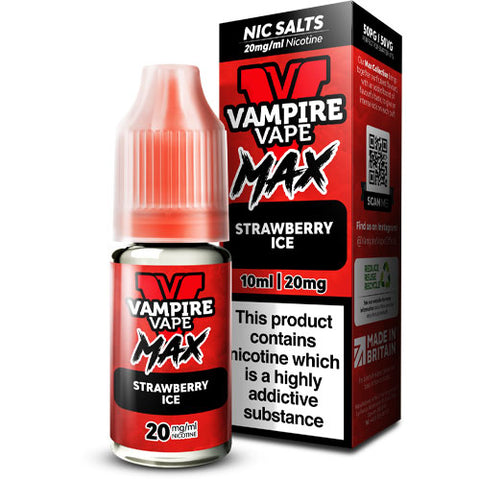 Strawberry Ice - Vampire Vape Max Nic Salts
