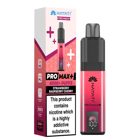 Strawberry Raspberry Cherry - Hayati Pro Max 6000 - CRAM Vape