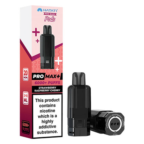 Strawberry Raspberry Cherry - 20mg - Hayati Pro Max 6000 Refill Pod - CRAM Vape