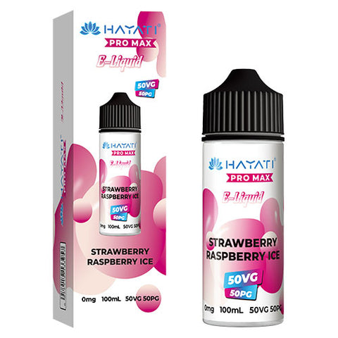 Strawberry Raspberry Ice - Hayati Pro Max 50/50 - 100ml