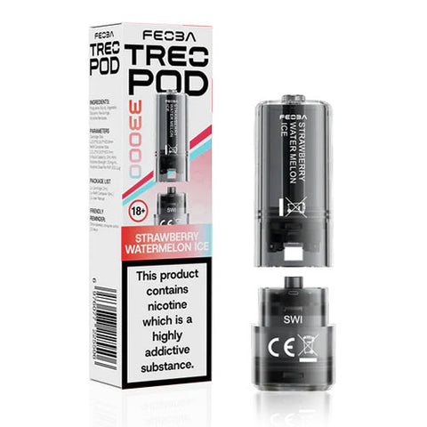 Strawberry Watermelon Ice - 20mg - Feoba Treo - Pod & Refill