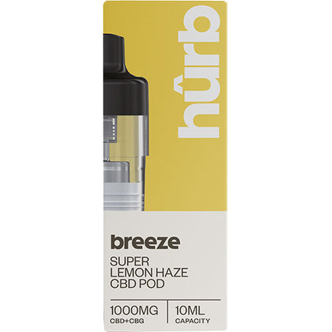 Super Lemon Haze - 1000mg CBD - Hurb Breeze CBD Replacement Pod