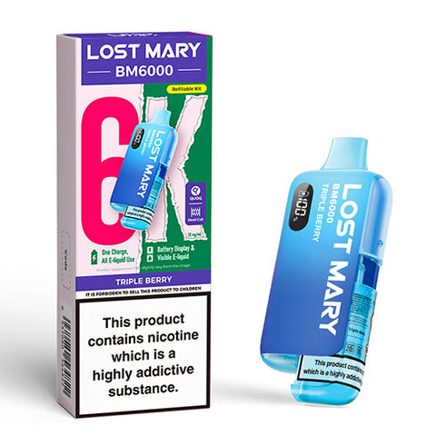 Triple Berry - Lost Mary BM6000 Replaceable Pod Kit