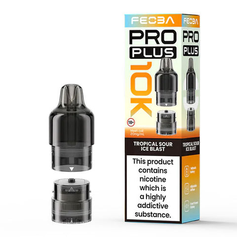 Tropical Sour Ice Blast - 20mg - Feoba Pro Plus - Pod & Refill