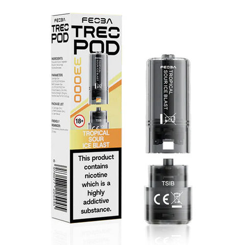 Tropical Sour Ice Blast - 20mg - Feoba Treo - Pod & Refill