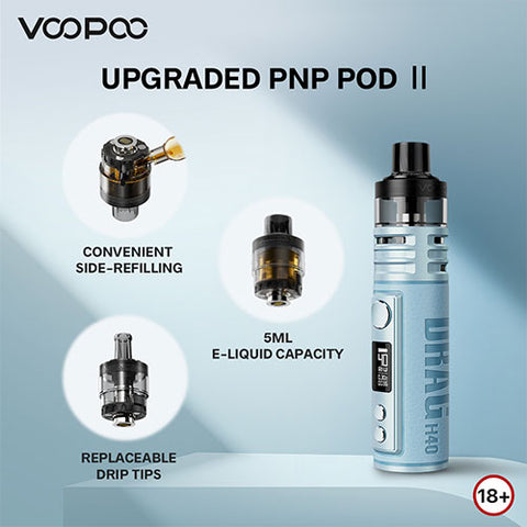 Voopoo PnP 2 (PnP II) - 5ml Replacement Pods - Empty Pod (2 Pack)